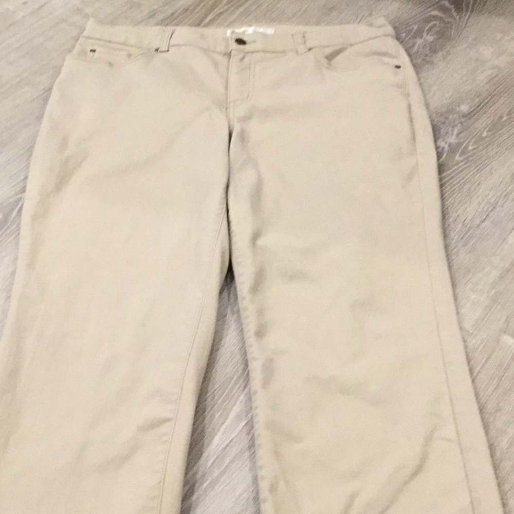 ๐น Croft & Barrow~~Tan Jeans~~Nice. ๐น - Picture 2 of 6